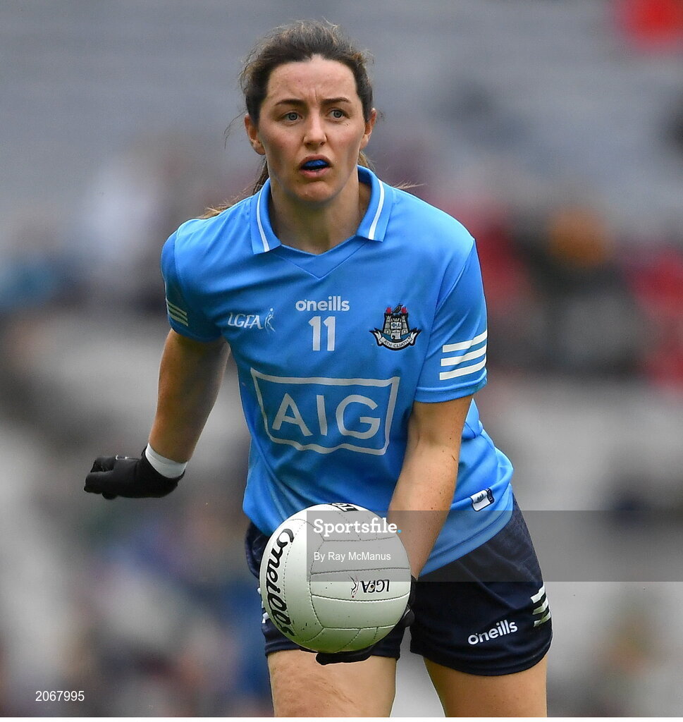 14 August 2021; Lyndsey Davey of Dublin during the TG4 Ladies Football All-Ireland Championship semi-final match between Dublin and Mayo at Croke Park in Dublin. Photo by Ray McManus/Sportsfile