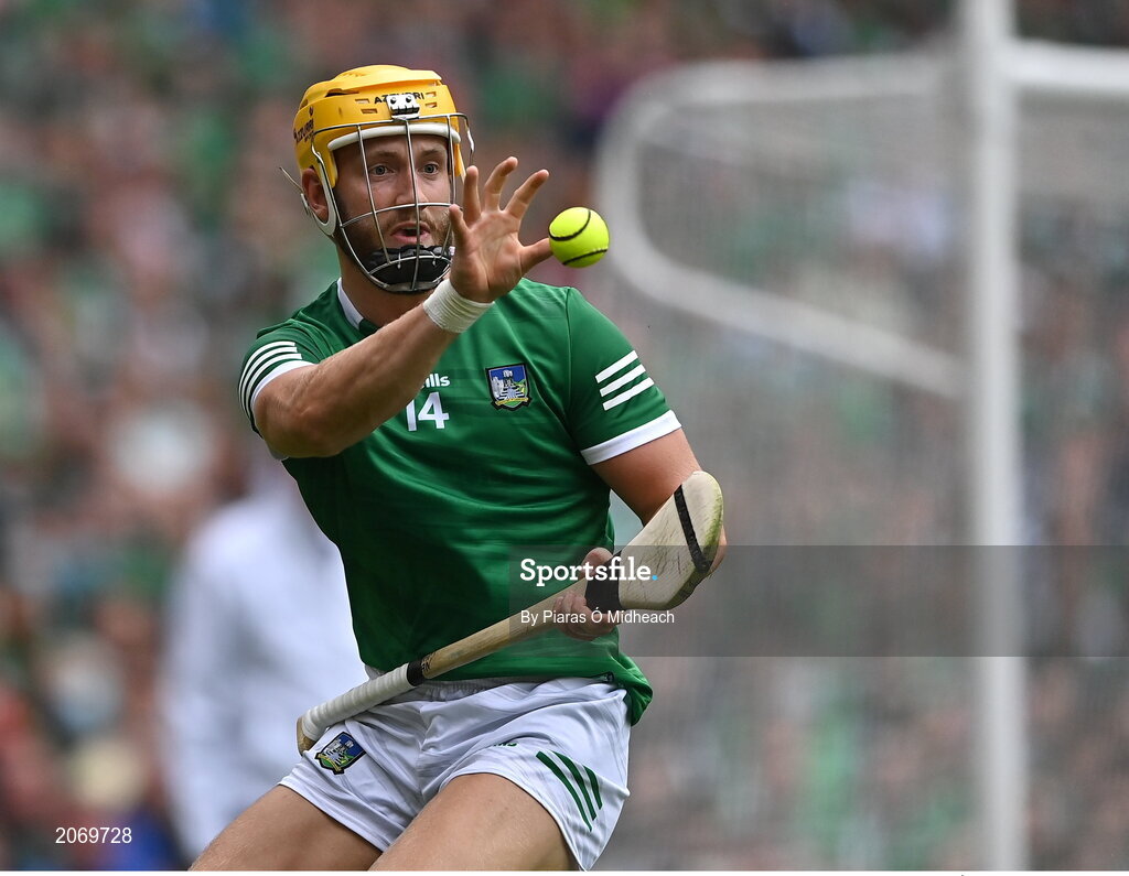 22 August 2021; Séamus Flanagan of Limerick during the GAA Hurling All-Ireland Senior Championship Final match between Cork and Limerick in Croke Park, Dublin. Photo by Piaras Ó Mídheach/Sportsfile