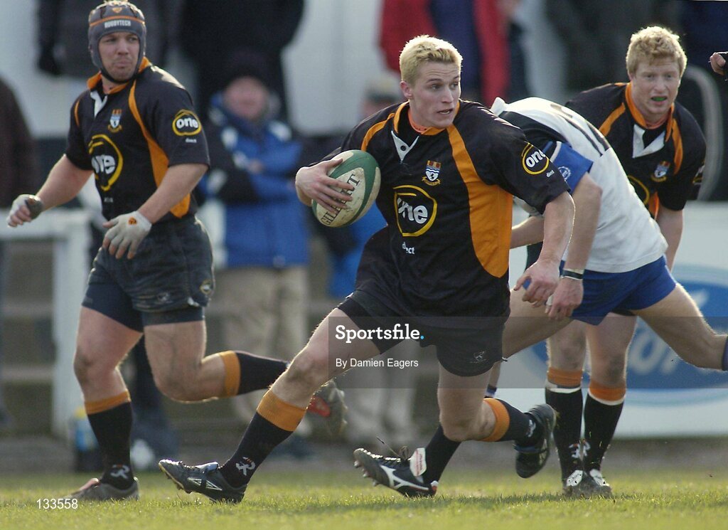 28 February 2004; Paddy O'Sullivan, Buccaneers. AIB All Ireland League 2003-2004, Division 1, Cork Constitution v Buccaneers, Temple Hill, Cork. Picture credit; Damien Eagers / SPORTSFILE *EDI*