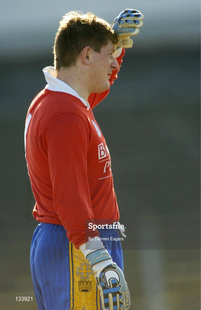 7 March 2004; Shane Curran, Roscommon goalkeeper. Allianz Football League 2004, Division 2A, Round 4, Roscommon v Donegal, Dr. Hyde Park, Co. Roscommon. Picture credit; Damien Eagers / SPORTSFILE *EDI*