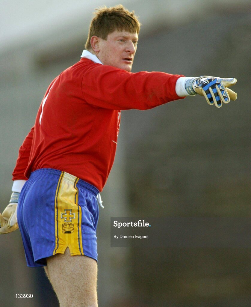 7 March 2004; Shane Curran, Roscommon goalkeeper. Allianz Football League 2004, Division 2A, Round 4, Roscommon v Donegal, Dr. Hyde Park, Co. Roscommon. Picture credit; Damien Eagers / SPORTSFILE *EDI*