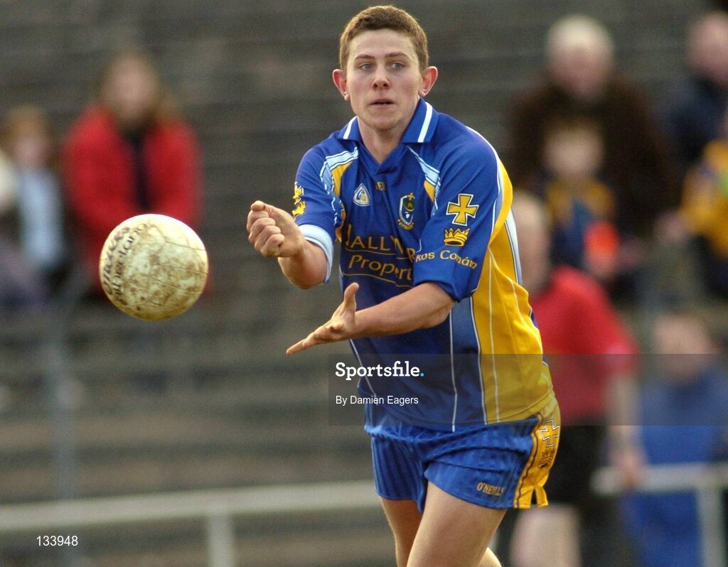 7 March 2004; Karol Mannion, Roscommon. Allianz Football League 2004, Division 2A, Round 4, Roscommon v Donegal, Dr. Hyde Park, Co. Roscommon. Picture credit; Damien Eagers / SPORTSFILE *EDI*