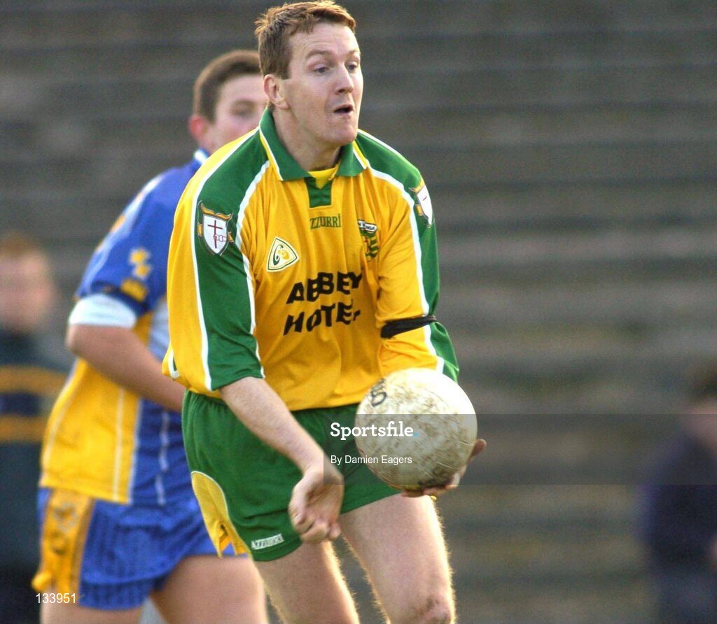 7 March 2004; Raymond Sweeney, Donegal. Allianz Football League 2004, Division 2A, Round 4, Roscommon v Donegal, Dr. Hyde Park, Co. Roscommon. Picture credit; Damien Eagers / SPORTSFILE *EDI*