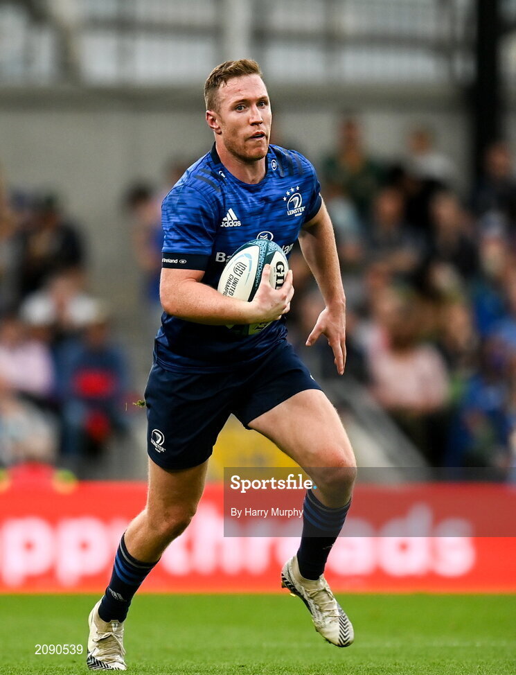25 September 2021; Rory O'Loughlin of Leinster during the United Rugby Championship match between Leinster and Vodacom Bulls at the Aviva Stadium in Dublin. Photo by Harry Murphy/Sportsfile