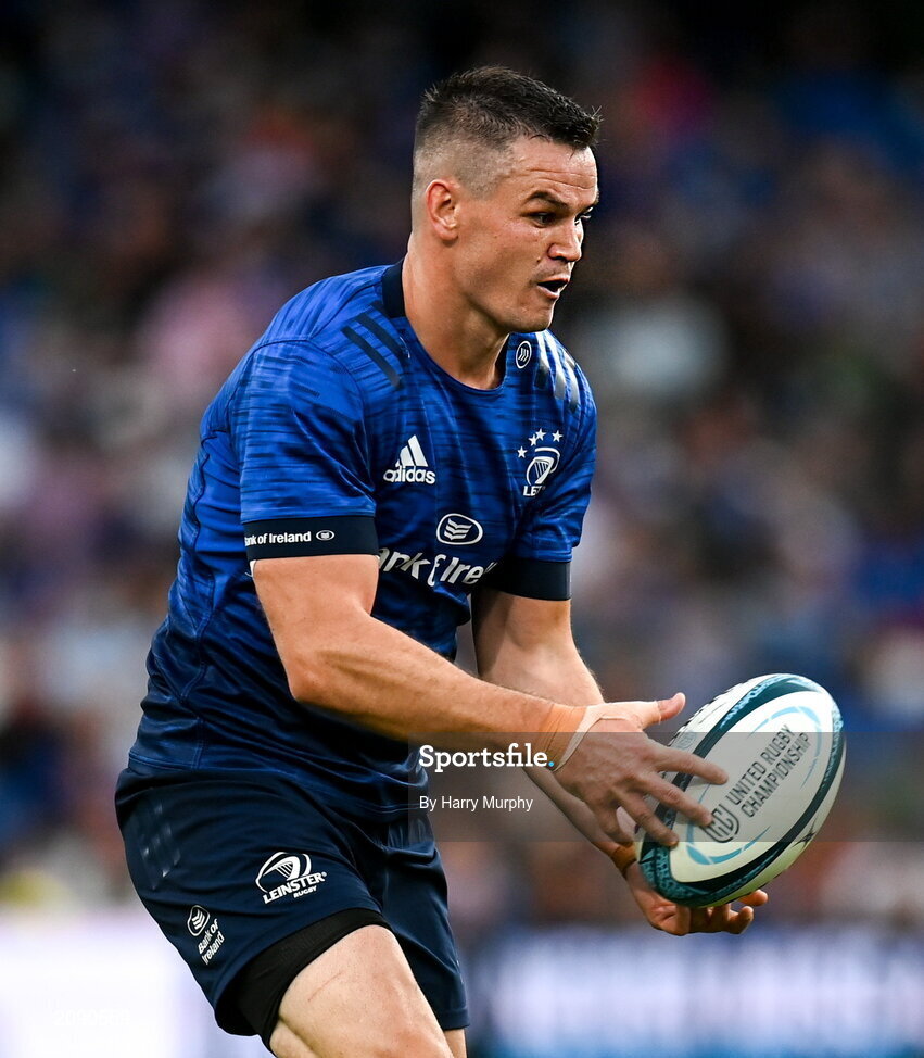 25 September 2021; Jonathan Sexton of Leinster during the United Rugby Championship match between Leinster and Vodacom Bulls at the Aviva Stadium in Dublin. Photo by Harry Murphy/Sportsfile