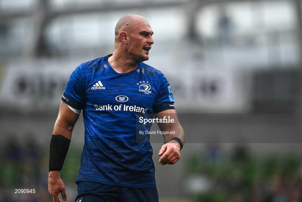 25 September 2021; Rhys Ruddock of Leinster during the United Rugby Championship match between Leinster and Vodacom Bulls at Aviva Stadium in Dublin.  Photo by David Fitzgerald/Sportsfile