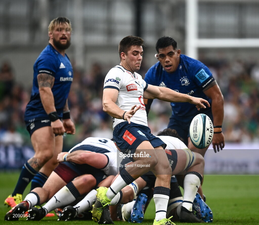 25 September 2021; Zak Burger of Vodacom Bulls during the United Rugby Championship match between Leinster and Vodacom Bulls at Aviva Stadium in Dublin.  Photo by David Fitzgerald/Sportsfile