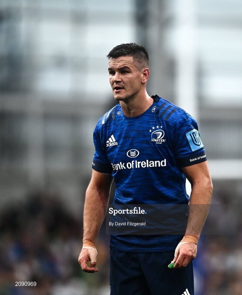 25 September 2021; Jonathan Sexton of Leinster during the United Rugby Championship match between Leinster and Vodacom Bulls at Aviva Stadium in Dublin.  Photo by David Fitzgerald/Sportsfile