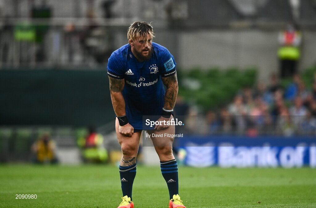 25 September 2021; Andrew Porter of Leinster during the United Rugby Championship match between Leinster and Vodacom Bulls at Aviva Stadium in Dublin.  Photo by David Fitzgerald/Sportsfile