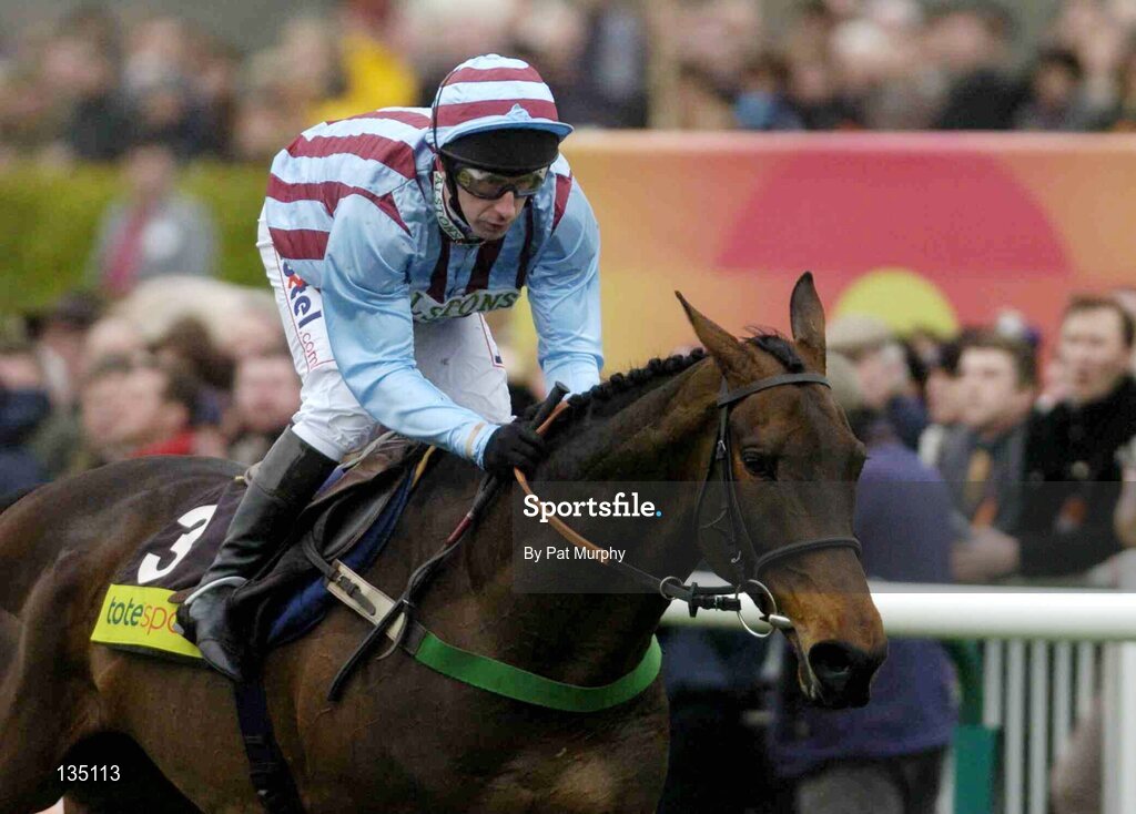 18 March 2004; Best Mate, with Jim Culloty up, in action during the totesport Cheltenham Gold Cup Steeple Chase, Cheltenham Festival, Prestbury Park, Cheltenham, England. Horse Racing. Picture credit; Pat Murphy / SPORTSFILE *EDI*