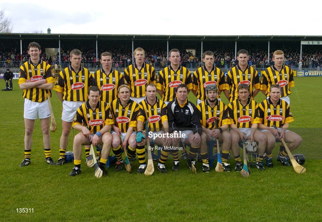 21 March 2004; The Kilkenny team. Allianz Hurling League 2004, Division 1A, Round 4, Clare v Kilkenny, Cusack Park, Ennis, Co. Clare. Picture credit; Ray McManus / SPORTSFILE *EDI*
