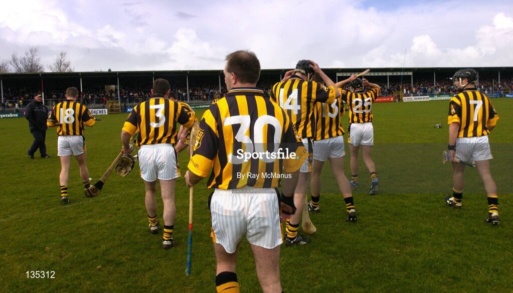 21 March 2004; DJ Carey (30), Kilkenny, makes his way onto the pitch for the match. Allianz Hurling League 2004, Division 1A, Round 4, Clare v Kilkenny, Cusack Park, Ennis, Co. Clare. Picture credit; Ray McManus / SPORTSFILE *EDI*