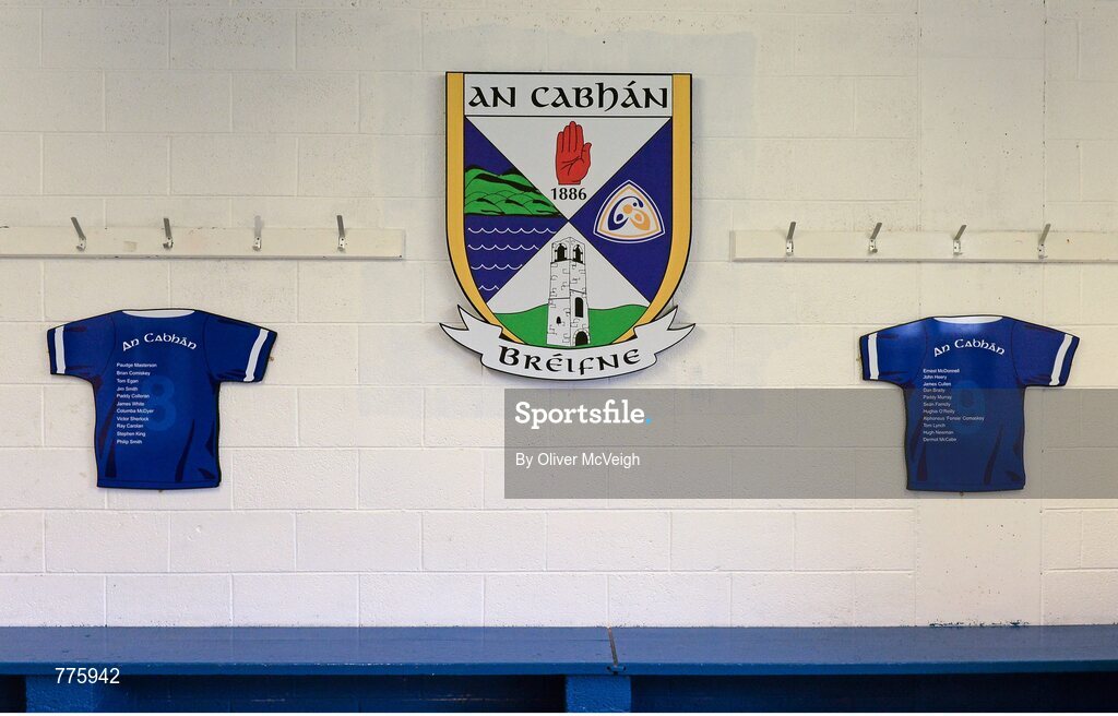 19 May 2013; A general view of the Cavan home changing room. Ulster GAA Football Senior Championship, Preliminary Round, Cavan v Armagh, Kingspan Breffni Park, Cavan. Picture credit: Oliver McVeigh / SPORTSFILE