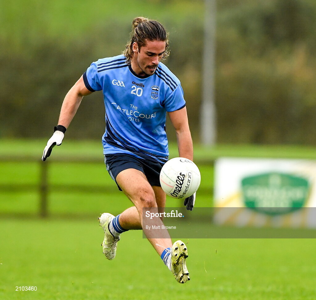 23 October 2021; Mark Moran of Westport St Patrick's during the Mayo County Senior Club Football Championship Quarter-Final match between Westport St Patrick's and Ballina Stephenites at Connacht GAA Centre in Bekan, Mayo. Photo by Matt Browne/Sportsfile