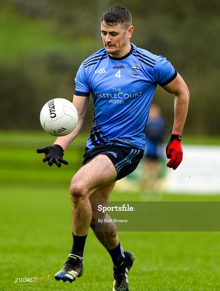 23 October 2021; Brian McDermott of Westport St Patrick's during the Mayo County Senior Club Football Championship Quarter-Final match between Westport St Patrick's and Ballina Stephenites at Connacht GAA Centre in Bekan, Mayo. Photo by Matt Browne/Sportsfile