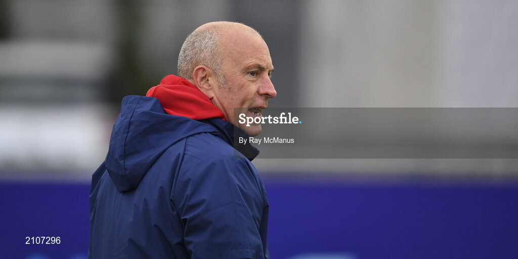 31 October 2021; Cuala manager John Twomey before during the Go Ahead Dublin County Senior Club Hurling Championship Semi-Final match between Cuala and Kilmacud Crokes at Parnell Park in Dublin. Photo by Ray McManus/Sportsfile