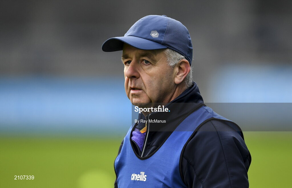 31 October 2021; Kilmacud Crokes manager Kieran Dowling before the Go Ahead Dublin County Senior Club Hurling Championship Semi-Final match between Cuala and Kilmacud Crokes at Parnell Park in Dublin. Photo by Ray McManus/Sportsfile