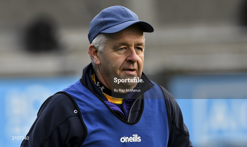 31 October 2021; Kilmacud Crokes manager Kieran Dowling before the Go Ahead Dublin County Senior Club Hurling Championship Semi-Final match between Cuala and Kilmacud Crokes at Parnell Park in Dublin. Photo by Ray McManus/Sportsfile