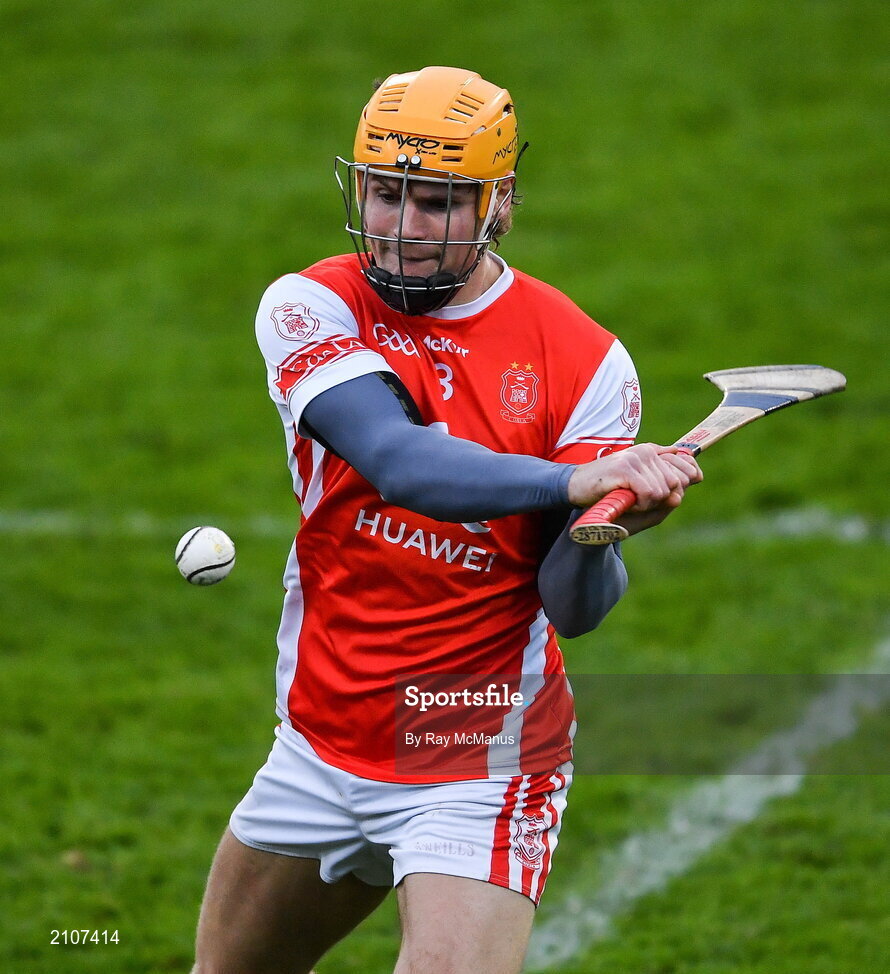 31 October 2021; Cian O'Callaghan of Cuala during the Go Ahead Dublin County Senior Club Hurling Championship Semi-Final match between Cuala and Kilmacud Crokes at Parnell Park in Dublin. Photo by Ray McManus/Sportsfile