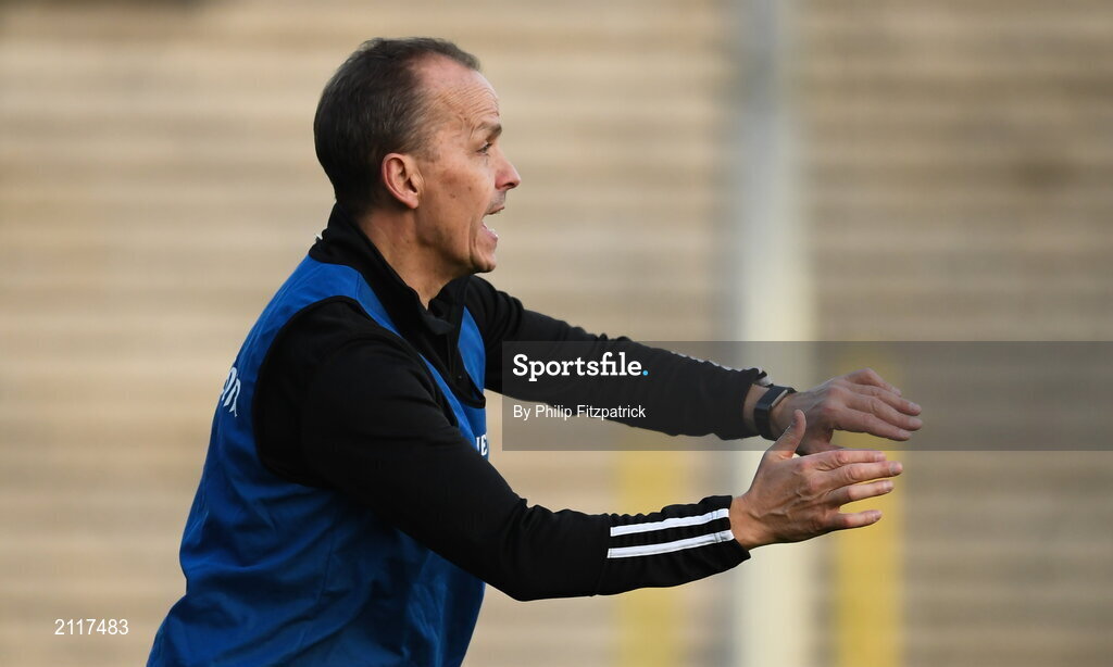 7 November 2021; Truagh manager Pascal Canavan during the Monaghan County Senior Club Football Championship Final match between Scotstown and Truagh at St Tiernachs Park in Clones, Monaghan. Photo by Philip Fitzpatrick/Sportsfile