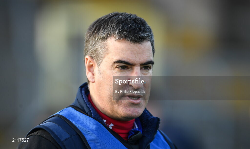 7 November 2021; Scotstown manager Colin McAree during the Monaghan County Senior Club Football Championship Final match between Scotstown and Truagh at St Tiernachs Park in Clones, Monaghan. Photo by Philip Fitzpatrick/Sportsfile