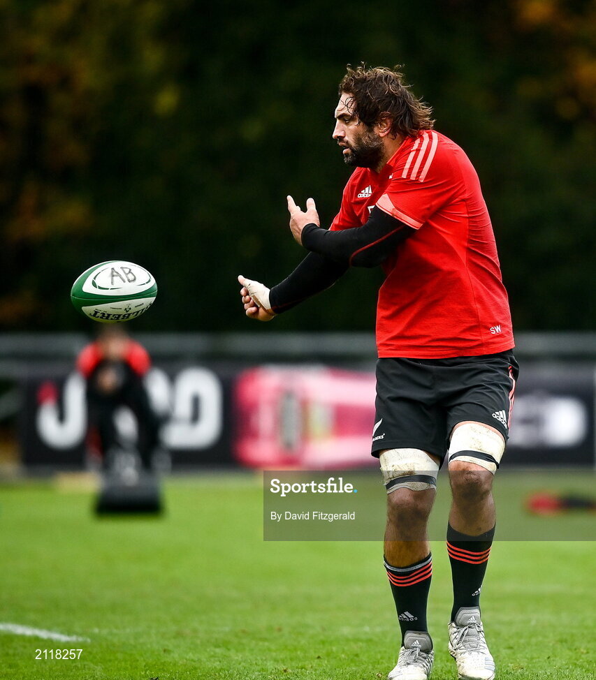 9 November 2021; Sam Whitelock during New Zealand All Blacks rugby squad training at UCD Bowl in Dublin. Photo by David Fitzgerald/Sportsfile