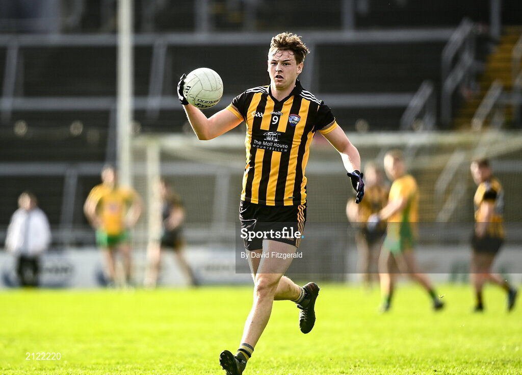 14 November 2021; Matthew Barrett of Mountbellew Moylough during the Galway County Senior Club Football Championship Final match between Corofin and Mountbellew / Moylough at Pearse Stadium in Galway. Photo by David Fitzgerald/Sportsfile