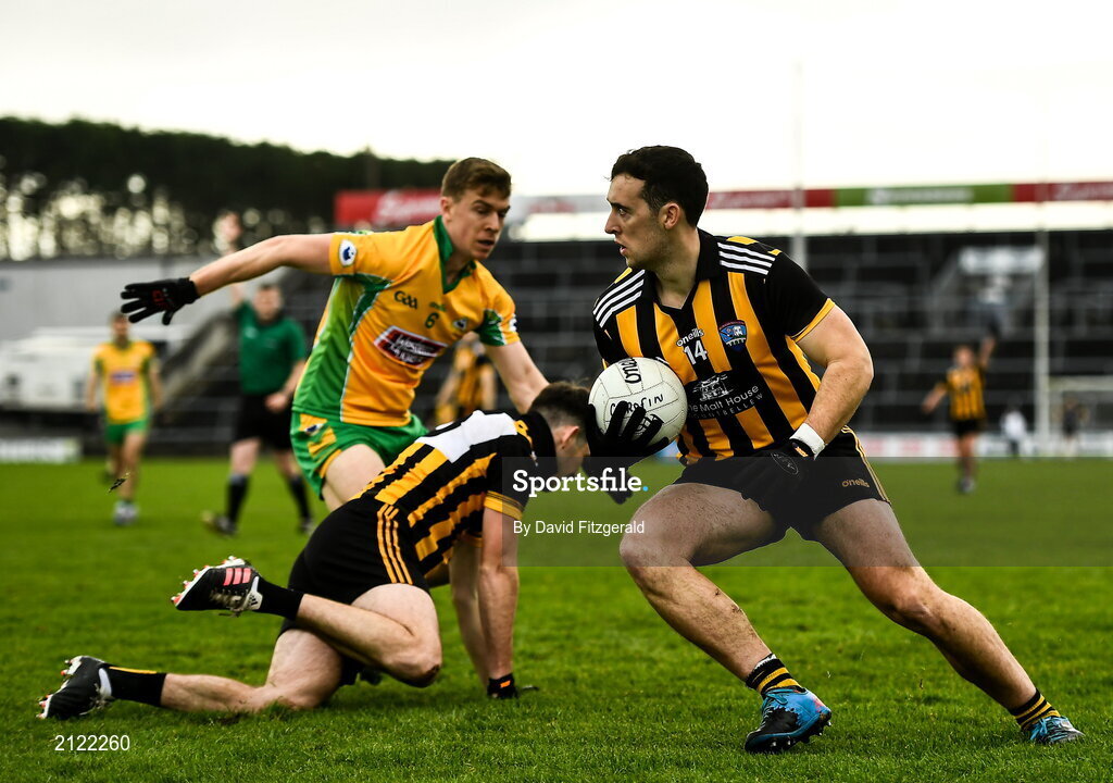 14 November 2021; Eoin Finnerty of Mountbellew Moylough during the Galway County Senior Club Football Championship Final match between Corofin and Mountbellew / Moylough at Pearse Stadium in Galway. Photo by David Fitzgerald/Sportsfile