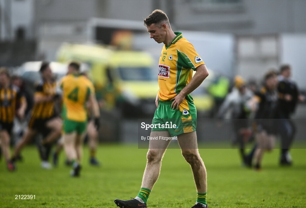 14 November 2021; Jason Leonard of Corofin after the Galway County Senior Club Football Championship Final match between Corofin and Mountbellew / Moylough at Pearse Stadium in Galway. Photo by David Fitzgerald/Sportsfile
