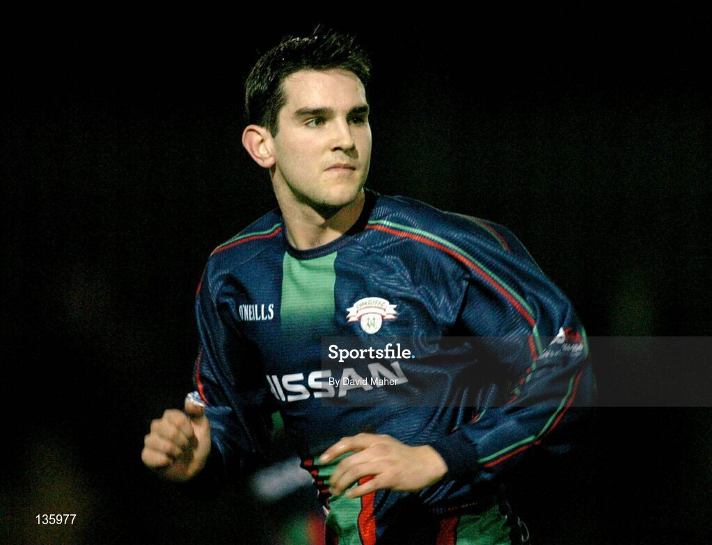 26 March 2004; Kevin Murray, Cork City. eircom league, Premier Division, Shamrock Rovers v Cork City, Richmond Park, Dublin. Picture credit; David Maher / SPORTSFILE *EDI*