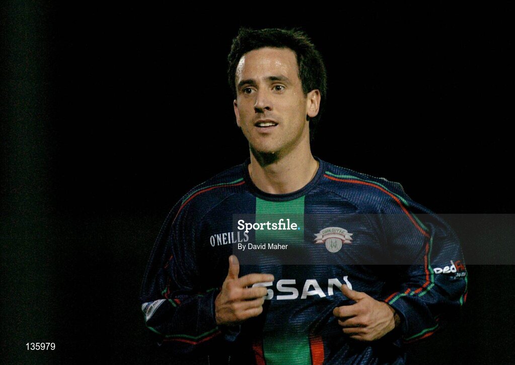 26 March 2004; Neale Fenn, Cork City. eircom league, Premier Division, Shamrock Rovers v Cork City, Richmond Park, Dublin. Picture credit; David Maher / SPORTSFILE *EDI*
