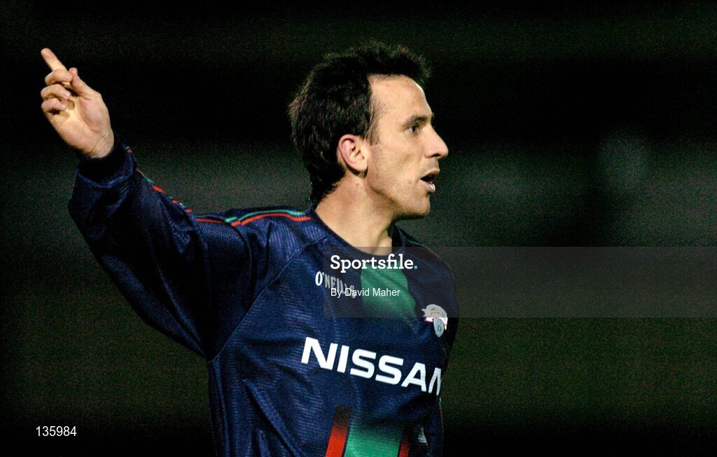 26 March 2004; Neale Fenn, Cork City. eircom league, Premier Division, Shamrock Rovers v Cork City, Richmond Park, Dublin. Picture credit; David Maher / SPORTSFILE *EDI*