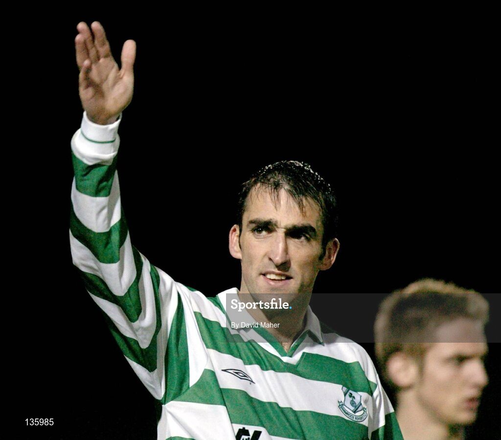 26 March 2004; Terry Palmer, Shamrock Rovers. eircom league, Premier Division, Shamrock Rovers v Cork City, Richmond Park, Dublin. Picture credit; David Maher / SPORTSFILE *EDI*