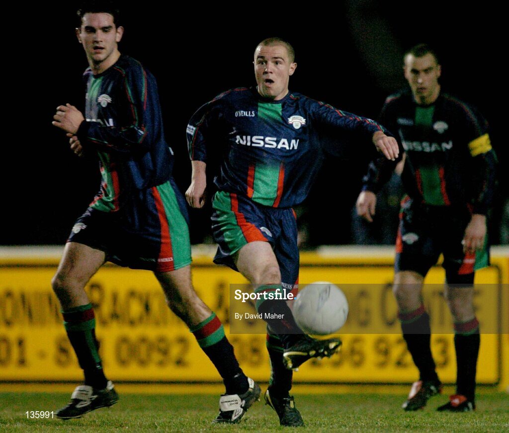 26 March 2004; Brendan Sweeney, Cork City. eircom league, Premier Division, Shamrock Rovers v Cork City, Richmond Park, Dublin. Picture credit; David Maher / SPORTSFILE *EDI*
