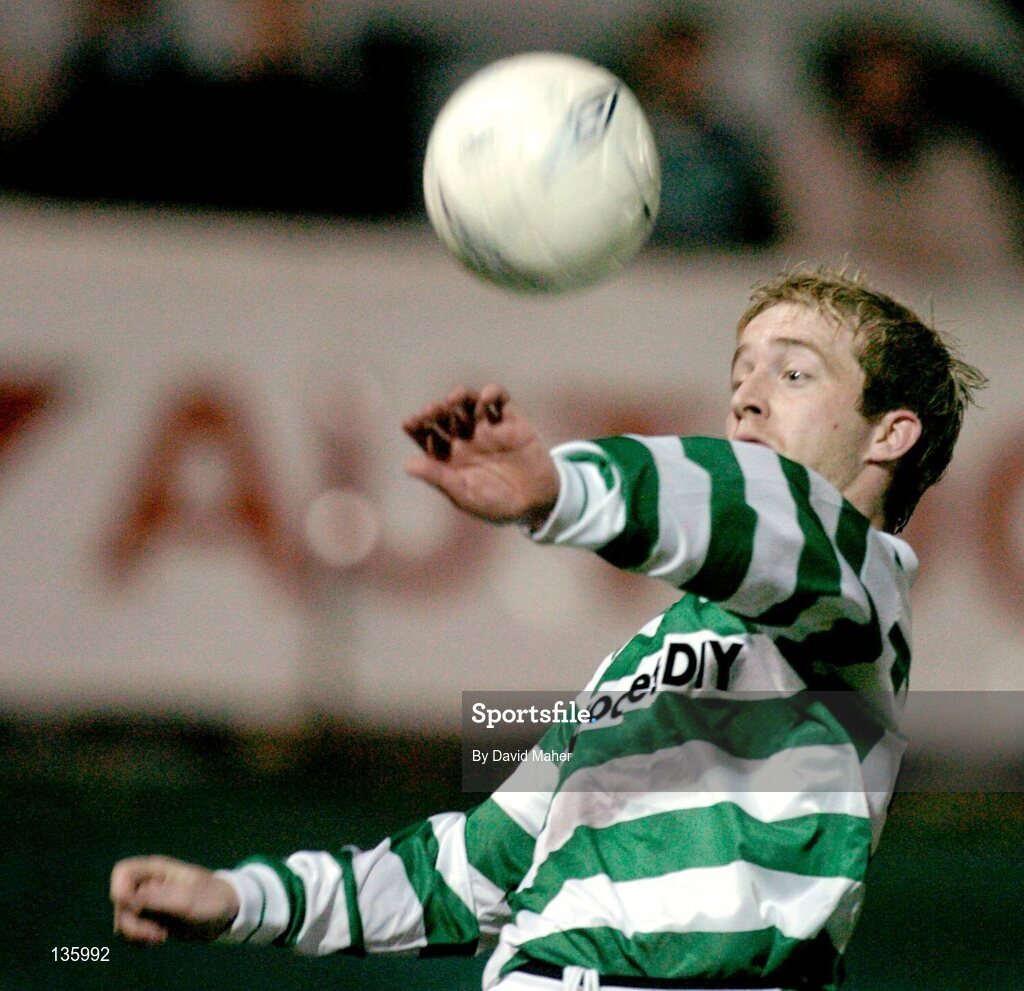 26 March 2004; Stephen Gough, Shamrock Rovers. eircom league, Premier Division, Shamrock Rovers v Cork City, Richmond Park, Dublin. Picture credit; David Maher / SPORTSFILE *EDI*
