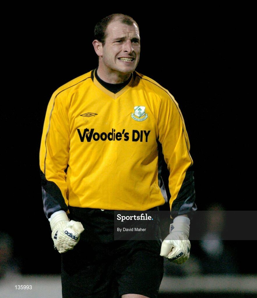 26 March 2004; Noel Mooney, Shamrock Rovers. eircom league, Premier Division, Shamrock Rovers v Cork City, Richmond Park, Dublin. Picture credit; David Maher / SPORTSFILE *EDI*