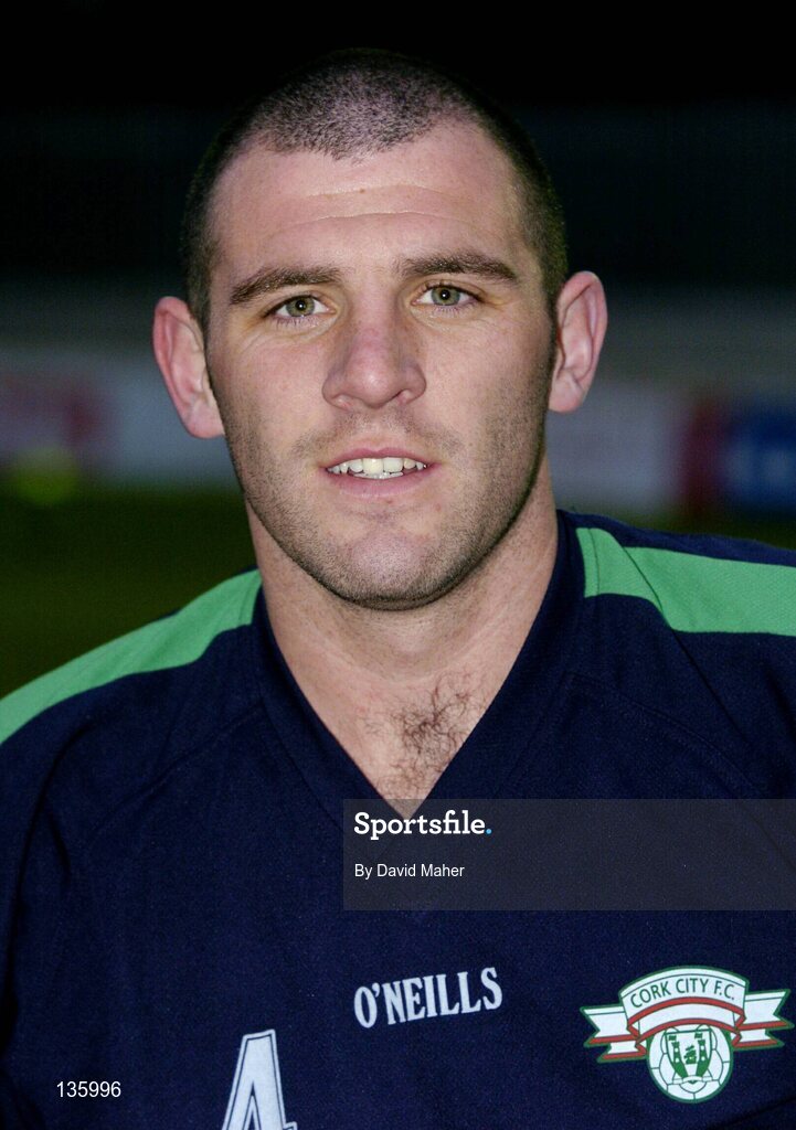 26 March 2004; Greg O'Halloran, Cork City. eircom league, Premier Division, Shamrock Rovers v Cork City, Richmond Park, Dublin. Picture credit; David Maher / SPORTSFILE *EDI*