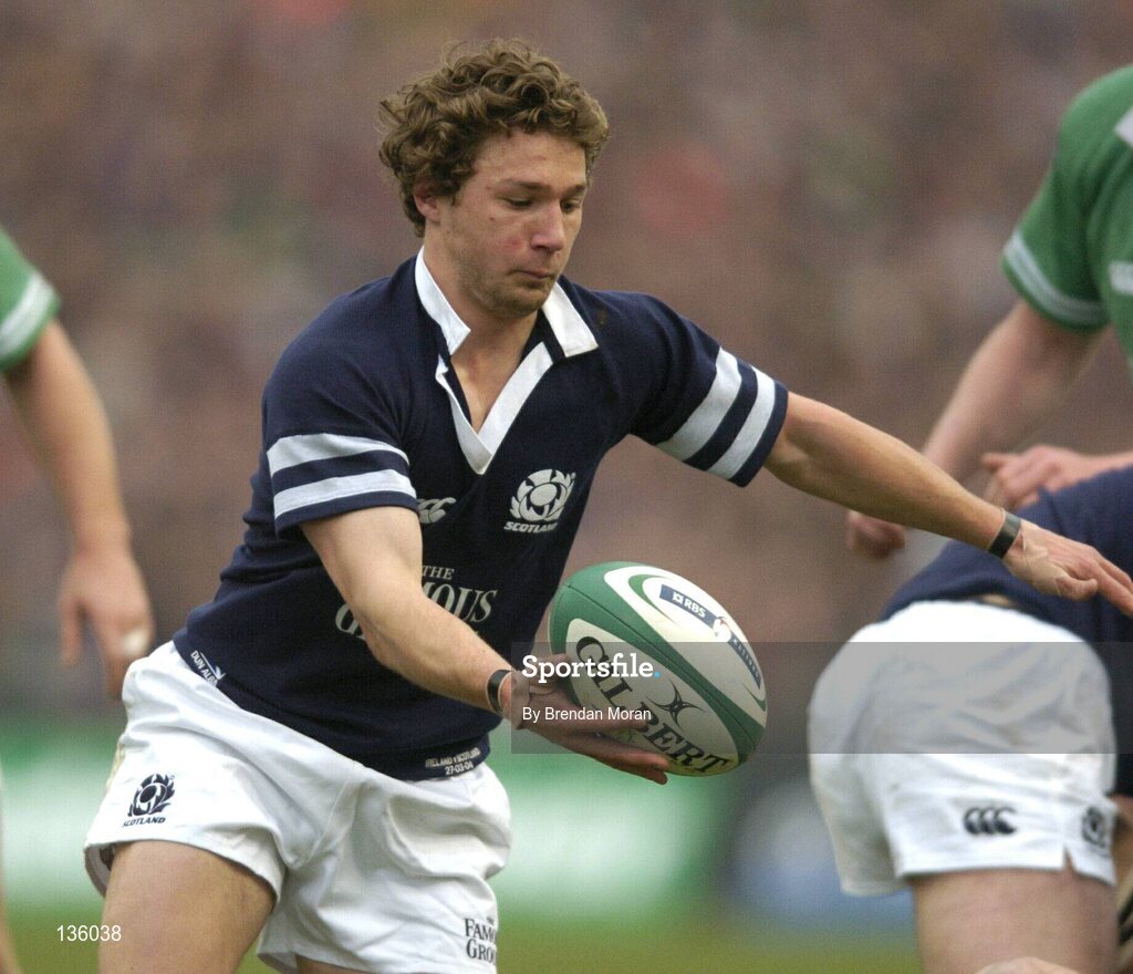 27 March 2004; Chris Cusiter, Scotland. RBS Six Nations Rugby Championship 2003-2004, Ireland v Scotland, Lansdowne Road, Dublin. Picture credit; Brendan Moran / SPORTSFILE *EDI*