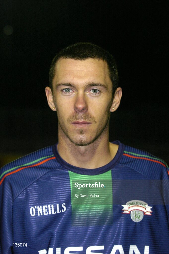 26 March 2004; George O'Callaghan, Cork City. eircom league, Premier Division, Shamrock Rovers v Cork City, Richmond Park, Dublin. Picture credit; David Maher / SPORTSFILE *EDI*