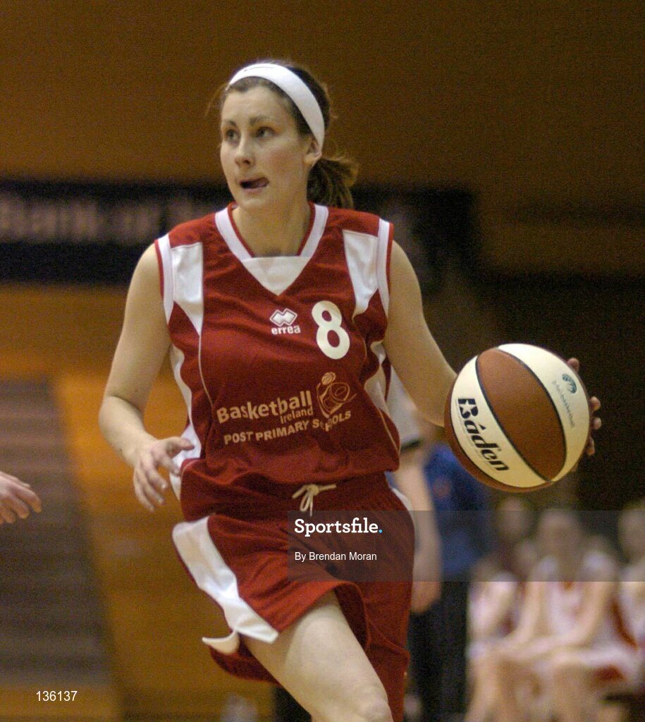 30 March 2004; Siobhan Griffin, Killarney. All - Ireland Schoolgirls Basketball League, Senior 'C' Final, Salesians, Limerick, v Killarney Community College, Kerry, ESB Arena, Tallaght, Dublin. Picture credit; Brendan Moran / SPORTSFILE *EDI*