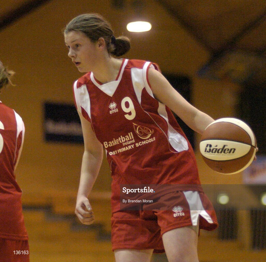 30 March 2004; Mary Walsh, Killarney. All - Ireland Schoolgirls Basketball League, Senior 'C' Final, Salesians, Limerick, v Killarney Community College, Kerry, ESB Arena, Tallaght, Dublin. Picture credit; Brendan Moran / SPORTSFILE *EDI*