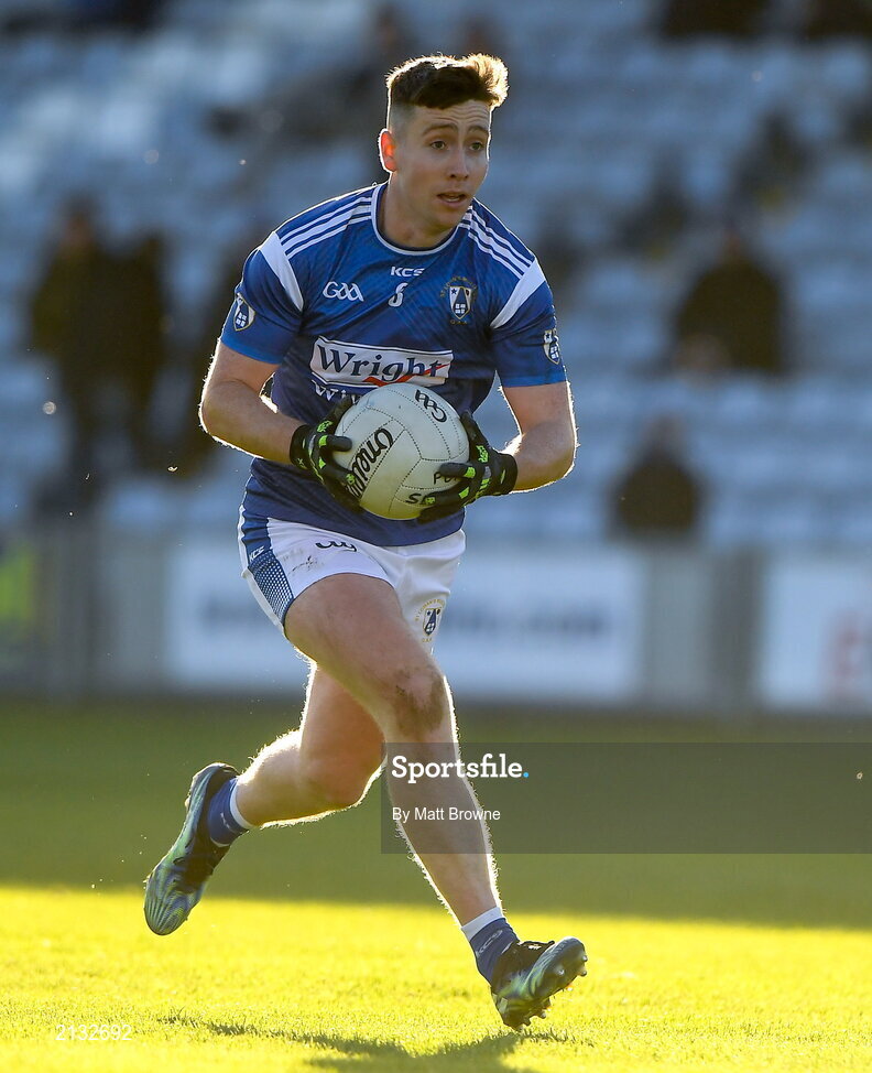5 December 2021; Kevin Regan of St Loman's during the AIB Leinster GAA Football Senior Club Championship Quarter-Final match between Portarlington and St Loman's at MW Hire O’Moore Park in Portlaoise, Laois. Photo by Matt Browne/Sportsfile