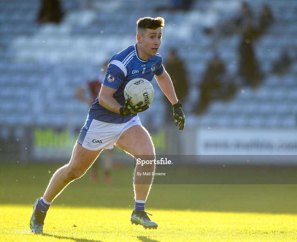 5 December 2021; Kevin Regan of St Loman's during the AIB Leinster GAA Football Senior Club Championship Quarter-Final match between Portarlington and St Loman's at MW Hire O’Moore Park in Portlaoise, Laois. Photo by Matt Browne/Sportsfile