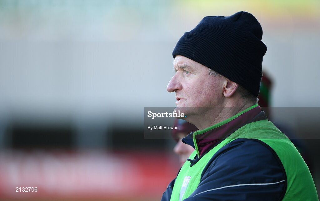 5 December 2021; Martin Murphy manager of Portarlington during the AIB Leinster GAA Football Senior Club Championship Quarter-Final match between Portarlington and St Loman's at MW Hire O’Moore Park in Portlaoise, Laois. Photo by Matt Browne/Sportsfile