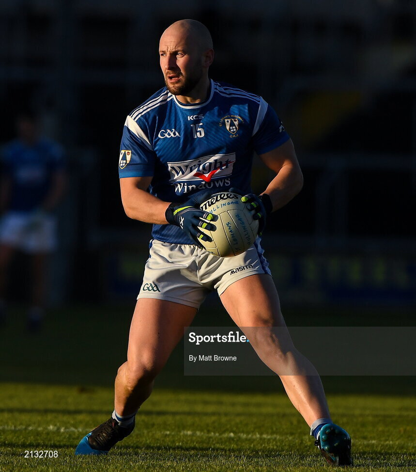 5 December 2021; Peter Foy of St Loman's during the AIB Leinster GAA Football Senior Club Championship Quarter-Final match between Portarlington and St Loman's at MW Hire O’Moore Park in Portlaoise, Laois. Photo by Matt Browne/Sportsfile