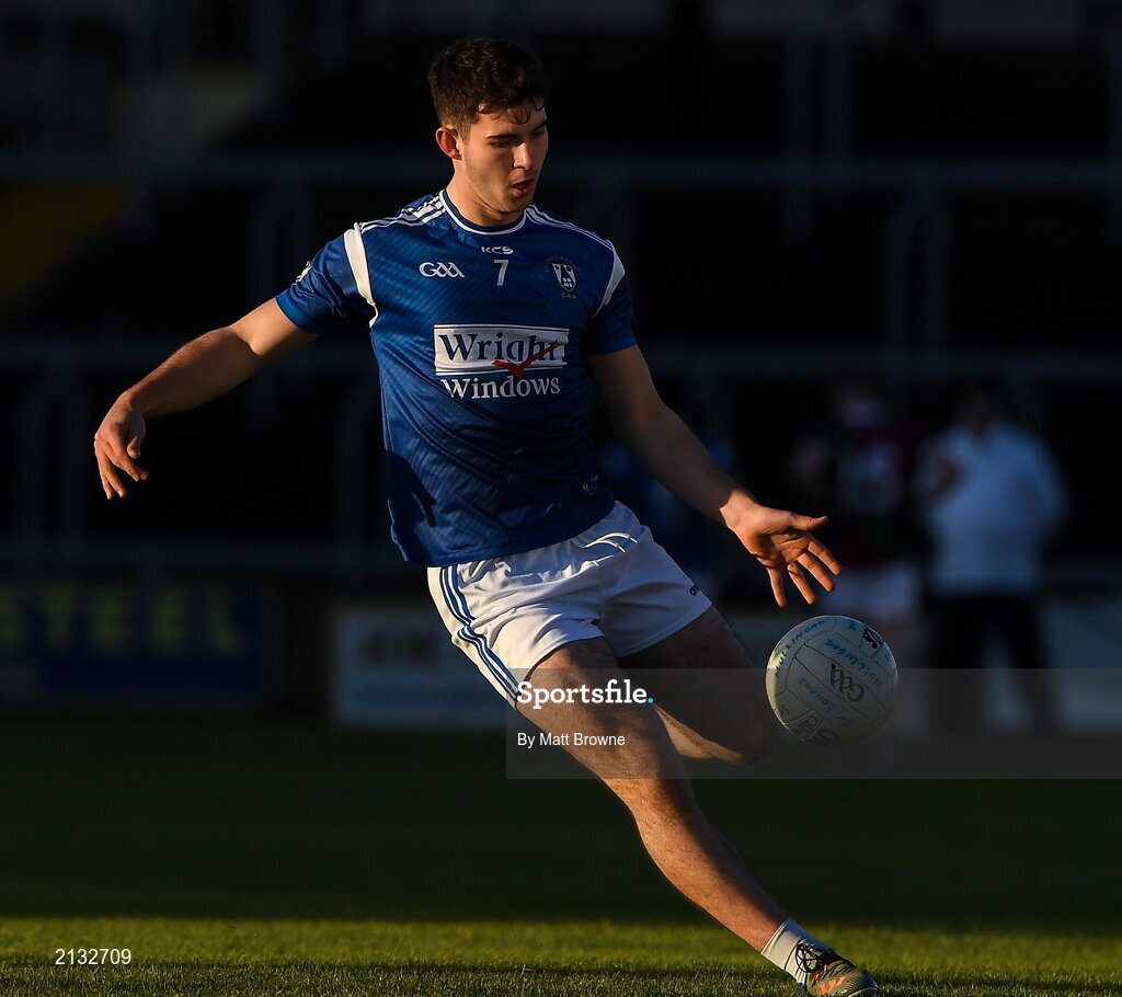5 December 2021; Sam McCartan of St Loman's during the AIB Leinster GAA Football Senior Club Championship Quarter-Final match between Portarlington and St Loman's at MW Hire O’Moore Park in Portlaoise, Laois. Photo by Matt Browne/Sportsfile