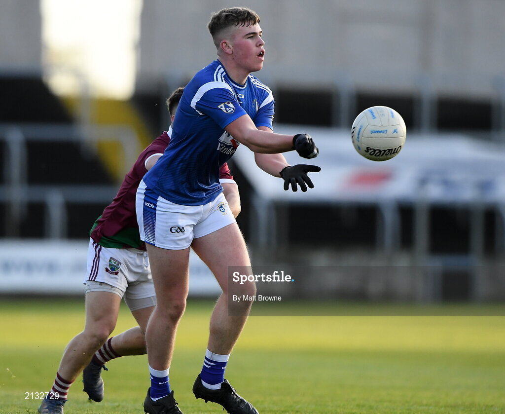 5 December 2021; Jack Geoghegan of St Loman's during the AIB Leinster GAA Football Senior Club Championship Quarter-Final match between Portarlington and St Loman's at MW Hire O’Moore Park in Portlaoise, Laois. Photo by Matt Browne/Sportsfile