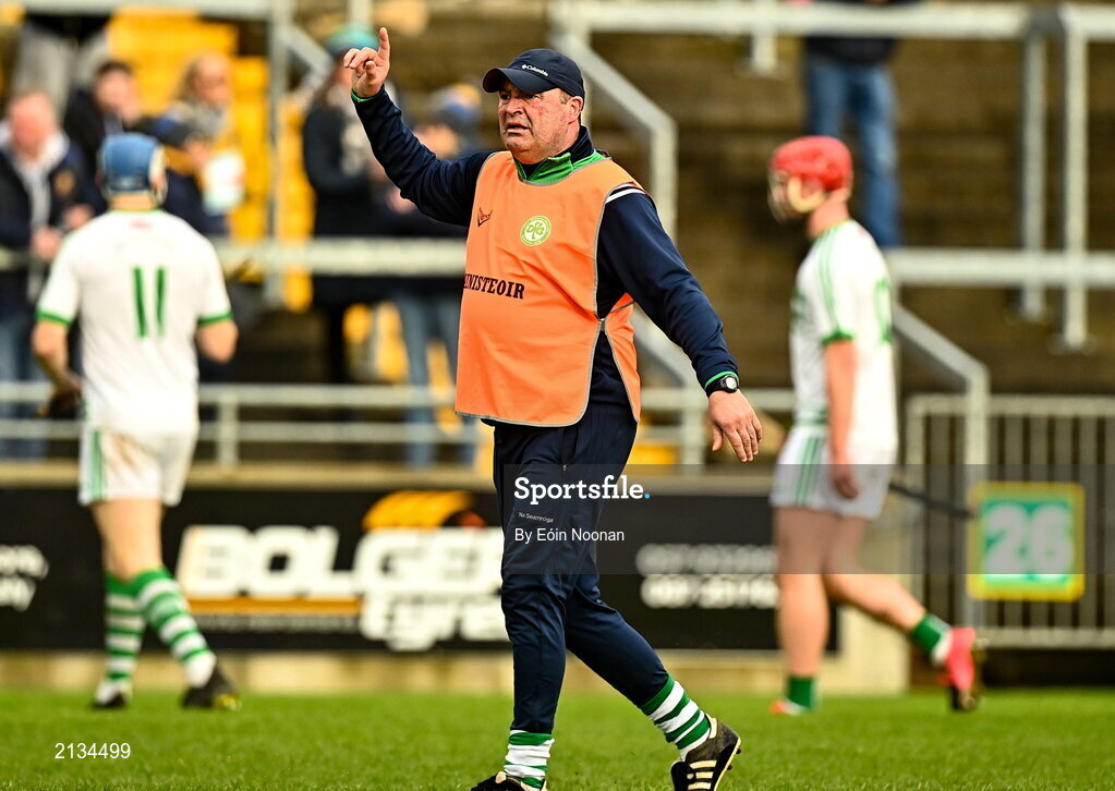 12 December 2021; Ballyhale Shamrocks manager James O'Connor before the AIB Leinster GAA Hurling Senior Club Championship Semi-Final match between St Rynaghs and Shamrocks Ballyhale at Bord na Mona O’Connor Park in Tullamore, Offaly. Photo by Eóin Noonan/Sportsfile