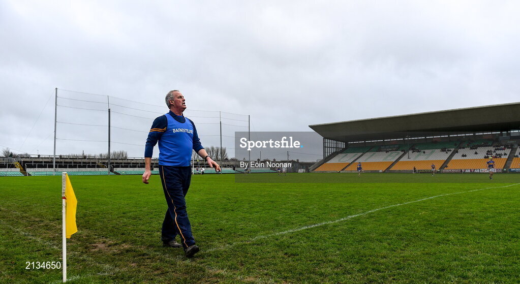 12 December 2021; St Rynaghs manager Ken Hogan during the AIB Leinster GAA Hurling Senior Club Championship Semi-Final match between St Rynaghs and Shamrocks Ballyhale at Bord na Mona O’Connor Park in Tullamore, Offaly. Photo by Eóin Noonan/Sportsfile