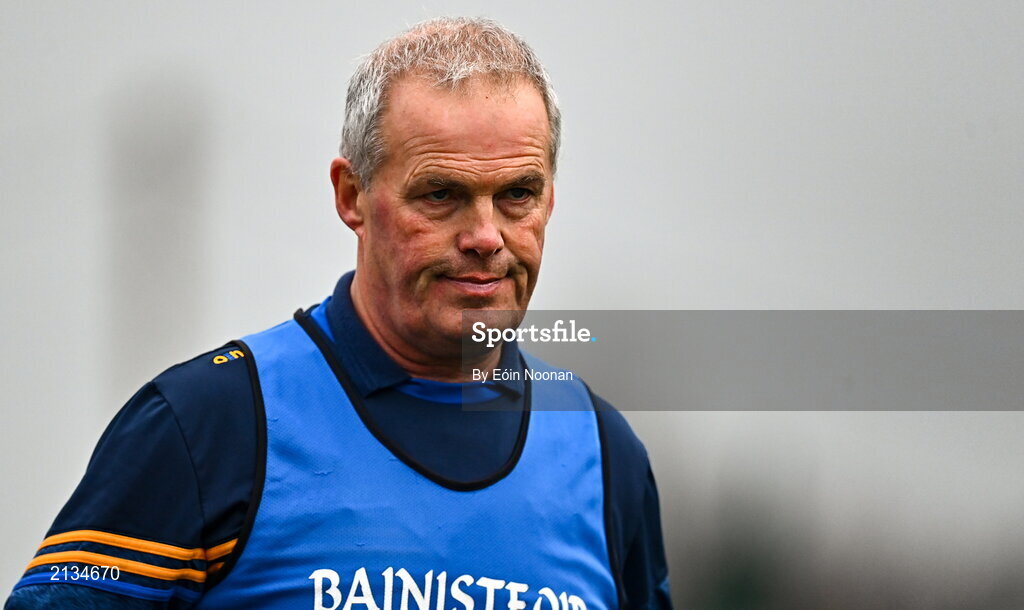 12 December 2021; St Rynaghs manager Ken Hogan during the AIB Leinster GAA Hurling Senior Club Championship Semi-Final match between St Rynaghs and Shamrocks Ballyhale at Bord na Mona O’Connor Park in Tullamore, Offaly. Photo by Eóin Noonan/Sportsfile